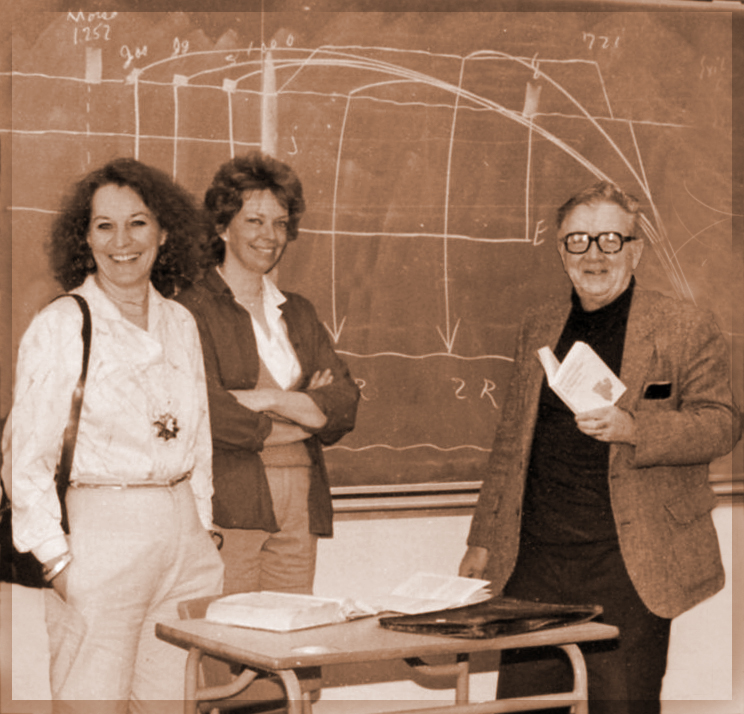 Iréne Durand, Esther Morrissette et Robert Michaud